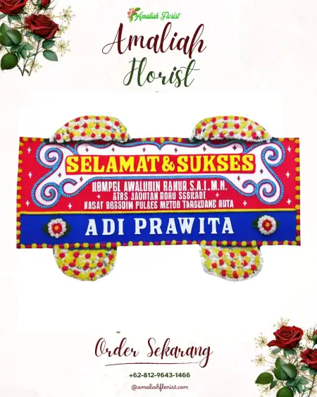 Papan Bunga Ucapan Selamat Gogodeso