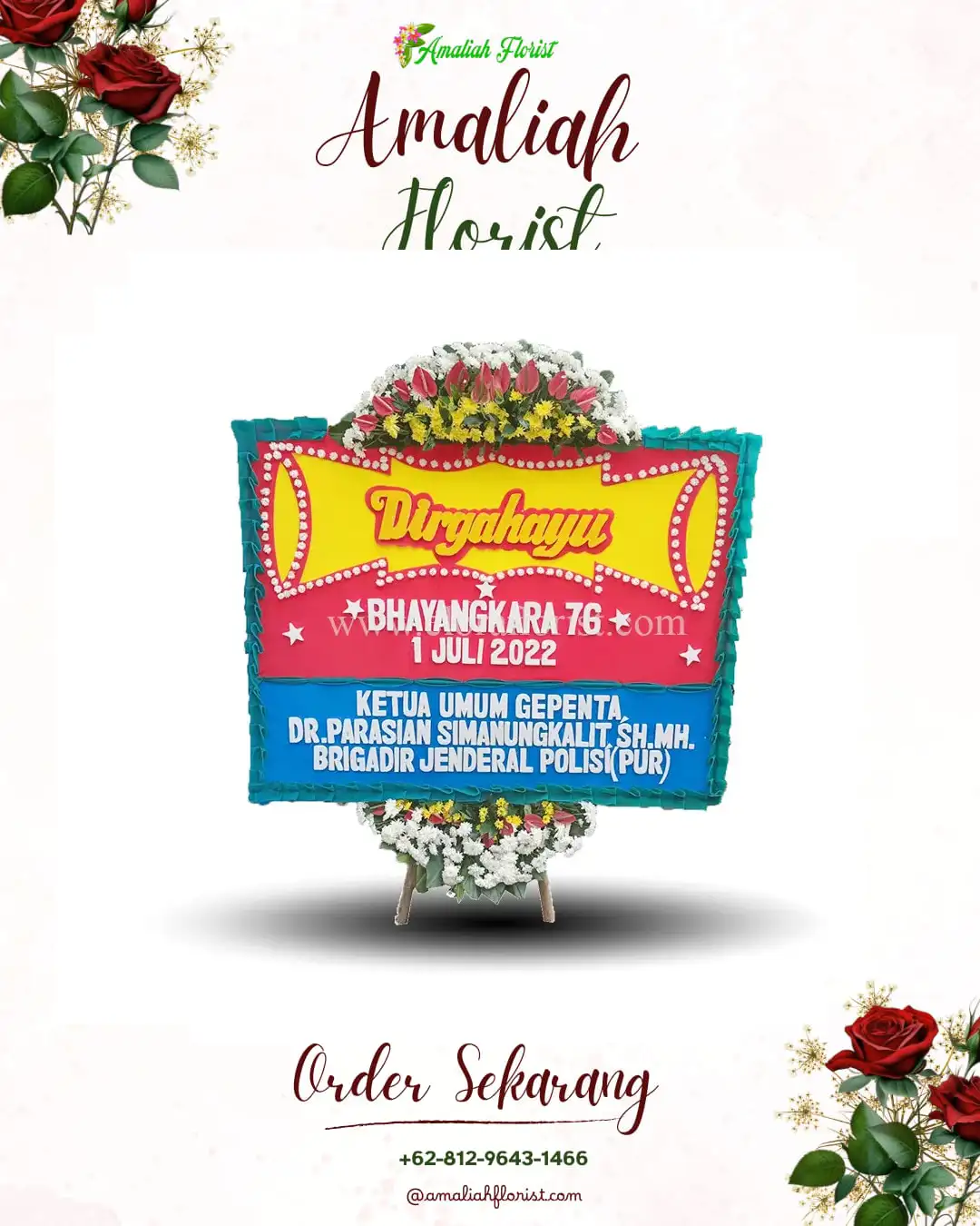 Papan Bunga HUT Ulang Tahun Gogodeso